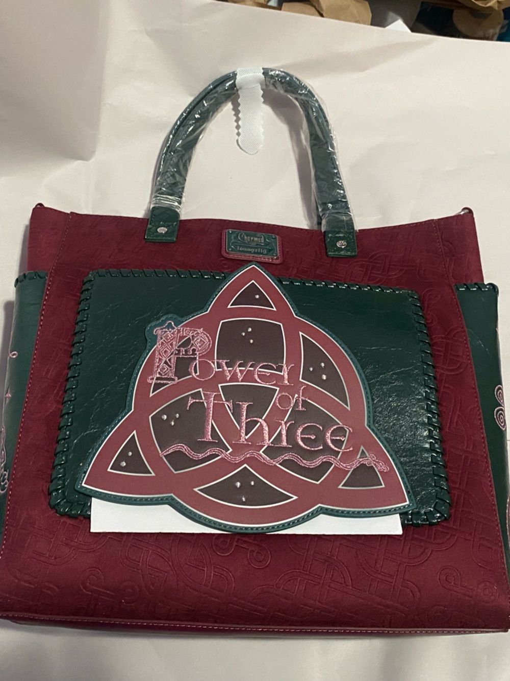 Loungefly Charmed Power of Three Backpack/Tote Crossbody Bag NWT